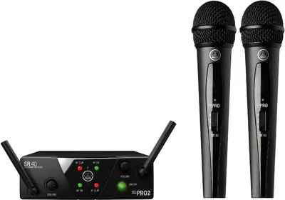 Produktbild von AKG WMS40 Mini2 Vocal Set BD US25B/D (537.900-540.400) - Drahtlossystem