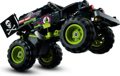 Produktbild von LEGO 42118 Technic Monster Jam Grave Digger Truck - Gelände-Buggy 2-in-1 Set, Spielzeugauto mit Rückziehmotor für Jungen und Mädchen ab 7 Jahren