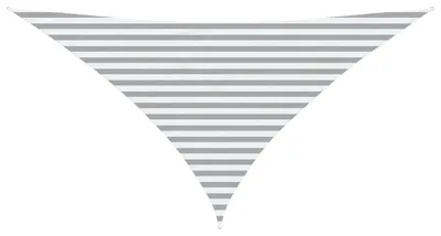 Image de vidaXL Tente d'ombrage Gris clair et blanc 3,5 x 3,5 x 4,9 m