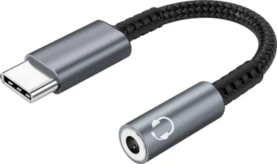 Produktbild von INF USB-C na 3,5mm adaptér pro sluchátka Šedá