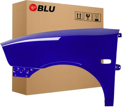 Obrázek produktu pro BLU Blatník náhrada pro Seat Ibiza 3 III / Cordoba 2 II 6L LS5S Levý Modrý Blau Imperial | 2002-2008 | Přední | Lakovaný | Připravený k montáži | Pozink