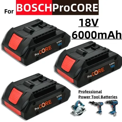 Obrázek produktu pro Baterie pro elektrické nářadí - 18V Li-Ion náhradní baterie - kapacita 6,0 Ah - sada 3 kusů
