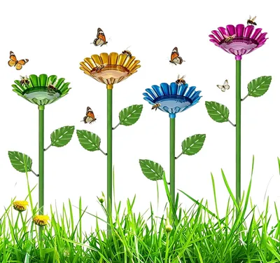 Imagen del producto de Juego de 4 comederos para abejas para el jardín
