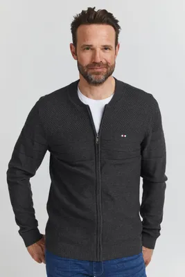 Produktbild von FQ1924 FQSabato - 21900211ME Herren Strickjacke Cardigan Feinstrick