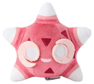 Produktbild von Pokemon Meteno (Roter Kern) Kuscheltier - 13 cm Plüschtier Minior (Red Core)