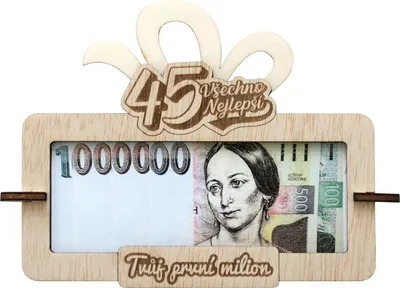 Obrázek produktu pro Tabulka na peníze Tvůj první milion k 45