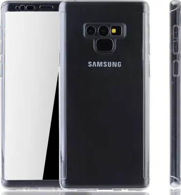 Produktbild von Handyhülle Schutzhülle für Samsung Galaxy Note 9 Full Case Cover Displayschutz 360 Transparent