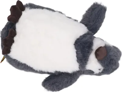 Obrázek produktu pro Plyšový tučňák, roztomilá, měkká, chlupatá plyšová hračka pro děti, 24,9 cm, šedá