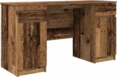 Immagine prodotto di vidaXL Scrivania con ripiano in legno di recupero 140 x 49 x 76 cm Materiale a base di legno