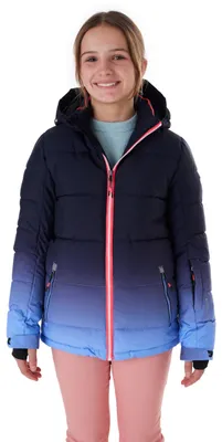 Produktbild von killtec Mädchen Skijacke/Ski-Steppjacke mit Kapuze und Schneefang KSW 330 GRLS S