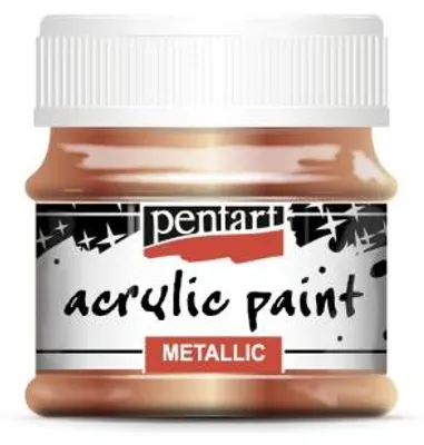 Obrázek produktu pro Akrylová barva metalická PENTART 50 ml ANTICKÁ MĚDĚNÁ