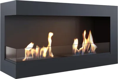 Obrázok produktu pre Nástenný bioetanolový krb 900 vľavo brankári s zasklením