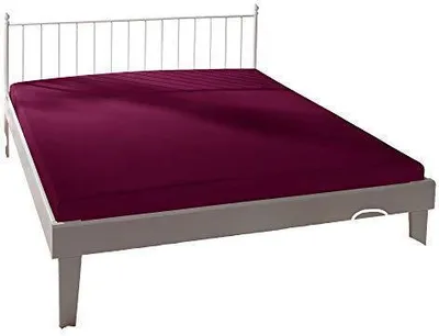 Produktbild von Bassetti Spannbettlaken UNI Farbe BEERE Größe 180x200-200x220cm AL