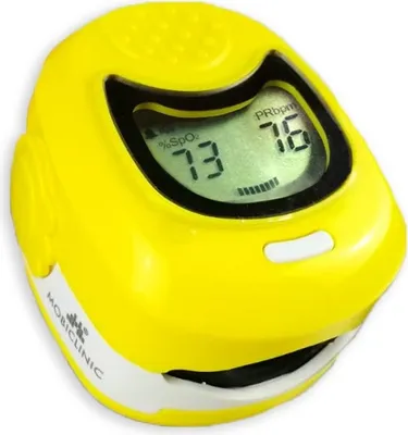 Produktbild von Mobiclinic, Pulsoximeter für Kinder, PX-03, Propulsoximeter fingeroximeter, Oximeter, LCD Display, Über 5 Jahre alt, Wiederaufladbare Batterie