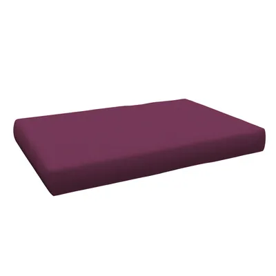 Image de POKAR Coussin pour palettes Coussin pour palettes avec housse amovible Coussin pour palettes Meuble pour palettes, Coussin d'assise 120x80, Violet