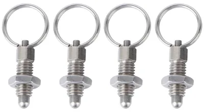 Image de Ensemble de 4 anneaux de fixation en acier inoxydable