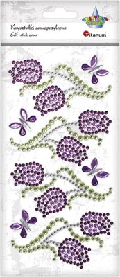 Productafbeelding van Zelfklevende tulpenstickers, mix, Titanium