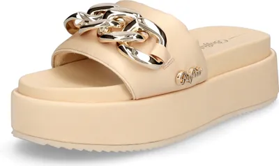 Produktbild von Buffalo Damen Pantolette Noa Slide Chain 2.0 gold