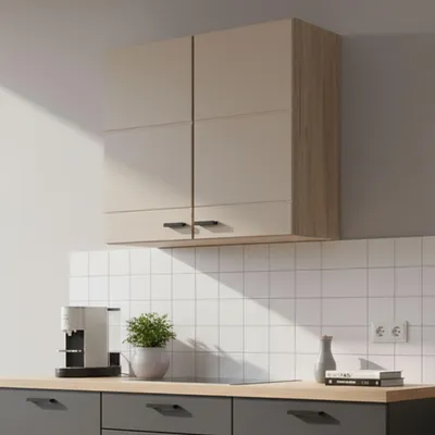 Immagine prodotto di Dmora Dispensa da Cucina Volvera 60x30x57h cm Beige, un Ripiano 2 Ante