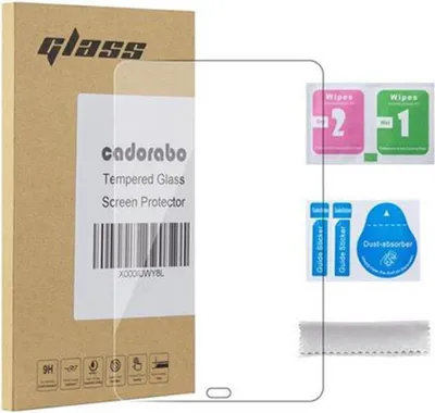 Immagine prodotto di Cadorabo pellicola blindata per Samsung Galaxy TAB E (9,7 pollici) in pellicola trasparente di protezione per tablet temperato