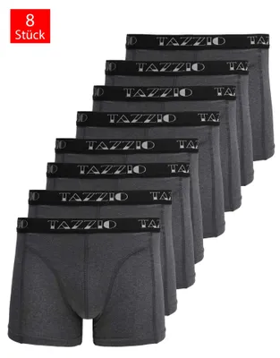 Produktbild von Tazzio Herren Boxershorts 8er Pack BS1000 (Anthrazit, S)