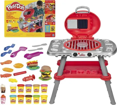 Obrázek produktu pro Play Doh PLAY-DOH Tirisevä grilli, muovailuvahasetti