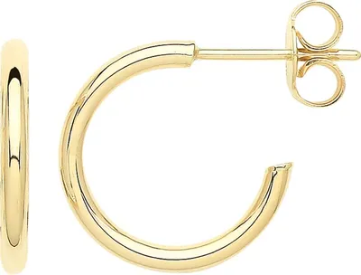 Produktbild von 9 Karat (375) Gold Damen - Paar Creolen - 12mm; TRS37528MM12