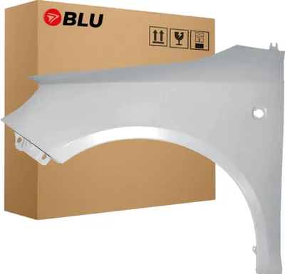 Image de BLU Aile Compatible avec Skoda Fabia II (5J) | Roomster 9102 Gauche Silber DiamantSilber | 2007-2015 | Avant | Peint| Prêt à Monter | Acier