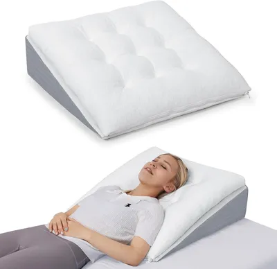 Productafbeelding van Leeskussen 60x60x19 cm, geheugenschuim, voor rugsteun