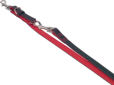 Produktbild von Nobby 77927-01, Hund, Trainingsleine, Rot, Band, Einfarbig, Leder