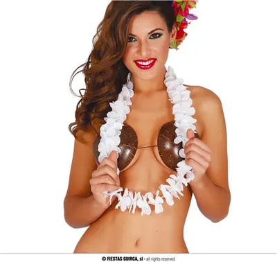 Produktbild von Hawaiikette HAWAII Aloha WEISSE Blumen