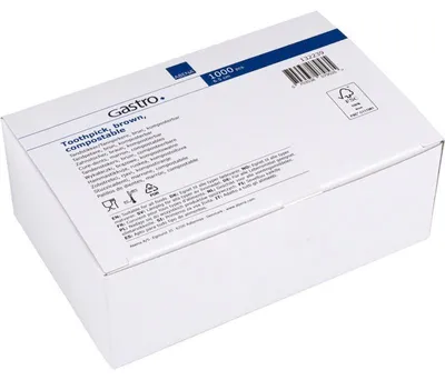 Produktbild von Zahnstocher, 65 mm, Unverpackt, Holz | Packung (1000 Stück)