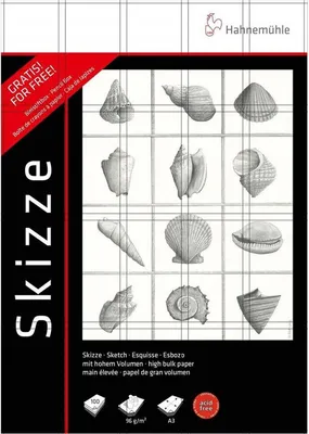 Produktbild von Hahnemühle Skizzen-Set schwarz 10650048
