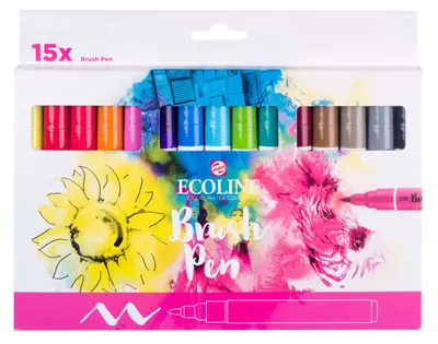 Immagine prodotto di Penne acquerellabili ECOLINE BRUSH PEN 15 pz.