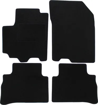 Image de Tapis De Sol Noir Velours Pour Suzuki Vitara Depuis 2015 4pcs, Ajustement précis, Base Antidérapante, Renforcée dans la Zone de la Pédale
