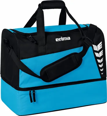 Immagine prodotto di Borsa sportiva Erima Six Wings con scomparto inferiore nera