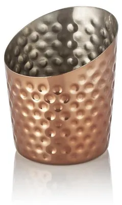 Produktbild von Snackholder, Ø 9 cm, gehämmert, PVD, Chromnickelstahl