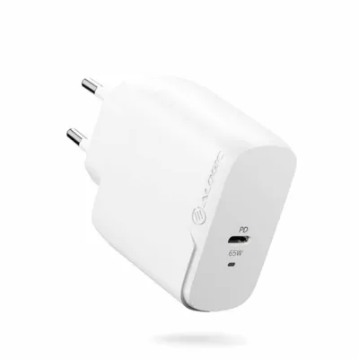 Produktbild von Alogic Ladegerät 65W USB-C EU-Plug                      weiß