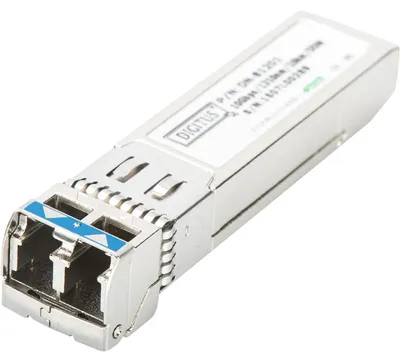 Zdjęcie produktu dla Digitus Kompatybilny z HP SFP+ 10G SM 1310nm 10km z DDM, Swiatłowód, 10000 Mbit/s, SFP+, LC, 10000 m, 1310 nm