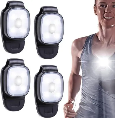 Obrázek produktu pro Sada LED svítilen pro 4 osoby – přenosná noční svítilna na turistiku, běh a kempování