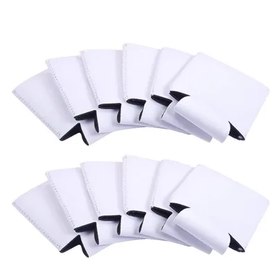 Produktbild von Sublimation Rohlinge Dosenkühler – 12 Stück Neopren Bierkühler ideal für DIY-Projekte für Hochzeit, Junggesellinnenabschied, Geburtstage,Weiß