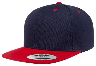 Immagine prodotto di Berretto da baseball Yupoong The Classic da uomo, bicolore RW2887 (taglia unica) (blu navy/rosso)