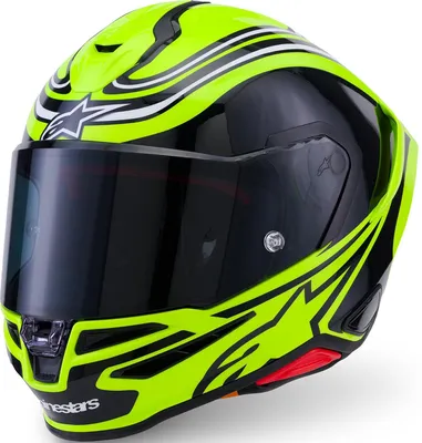 Zdjęcie produktu dla Kask Alpinestars Supertech R7 Zeal, żółty/czarny/biały, rozmiar 2XL