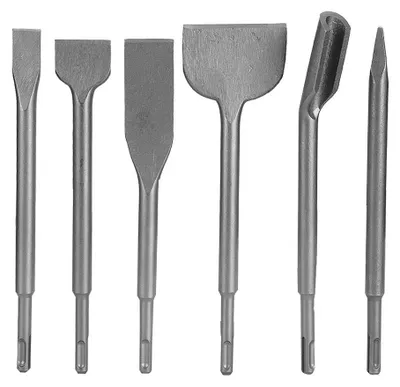 Produktbild von SDS-Plus-Set mit 6 Bohrern und Meißeln für Ziegel und Zement