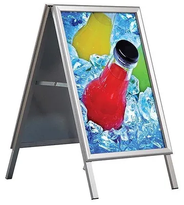 Produktbild von Kundenstopper wasserfest 32mm silber DIN B2
