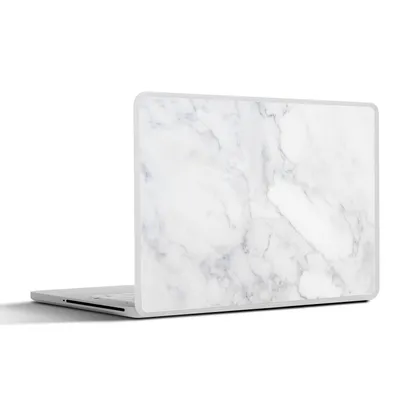 Produktbild von MuchoWow® Laptop Aufkleber Sticker Cover Marmor - Weiß - Grau - Luxus - Marmoroptik - Stein 36.5x27.5 cm - Laptop-Sticker