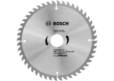 Produktbild von Bosch 2 608 644 378, Weichholz, Holz, 19 cm, 1,6 cm, 1,4 mm, 8000 RPM, 2,2 mm