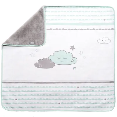 Obrázek produktu pro roba dětská deka "Happy Cloud", 2 strany: 1x super měkká, hřejivá a nadýchaná, 1x 100% bavlna