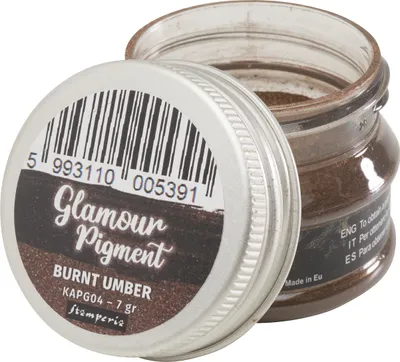 Produktbild von Stamperia Glamour Pigment, 7 g Burnt Umber