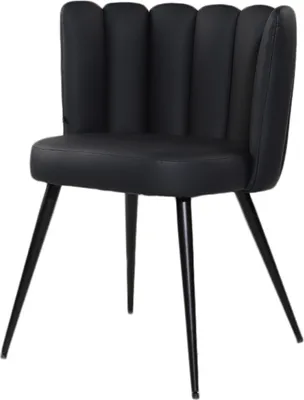 Produktbild von KAWOLA Stuhl JADA Esszimmerstuhl Kunstleder schwarz